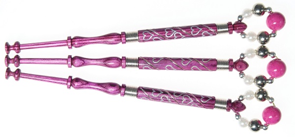 Pink Silver Hearts